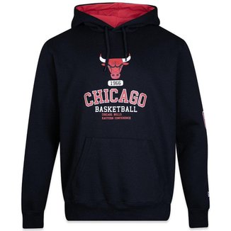 Moletom New Era Chicago Red Bulls NBAClub House Capuz Masculino