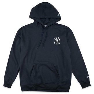 Moletom New Era Plus Size Canguru Fechado Mlb New York Yankees Core Masculino