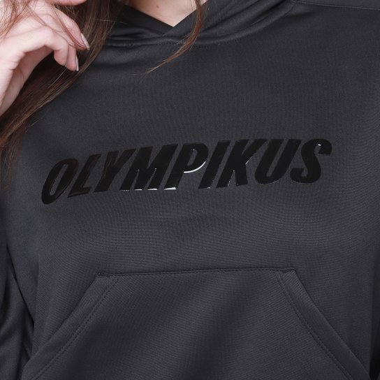Moletom Olympikus Cropped Capuz Feminino