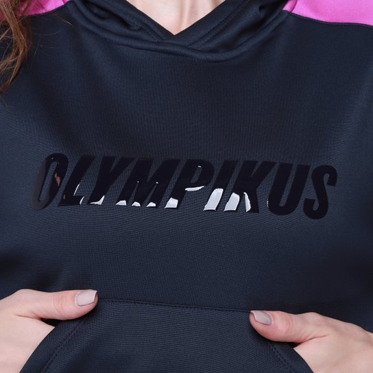 Moletom Olympikus  Cropped Capuz Feminino