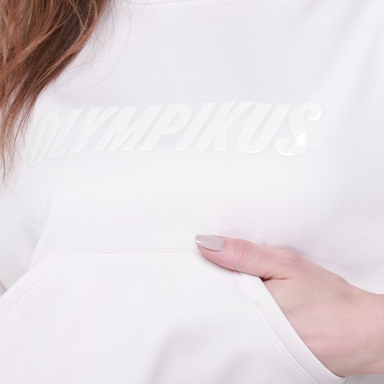 Moletom Olympikus  Cropped Capuz Feminino