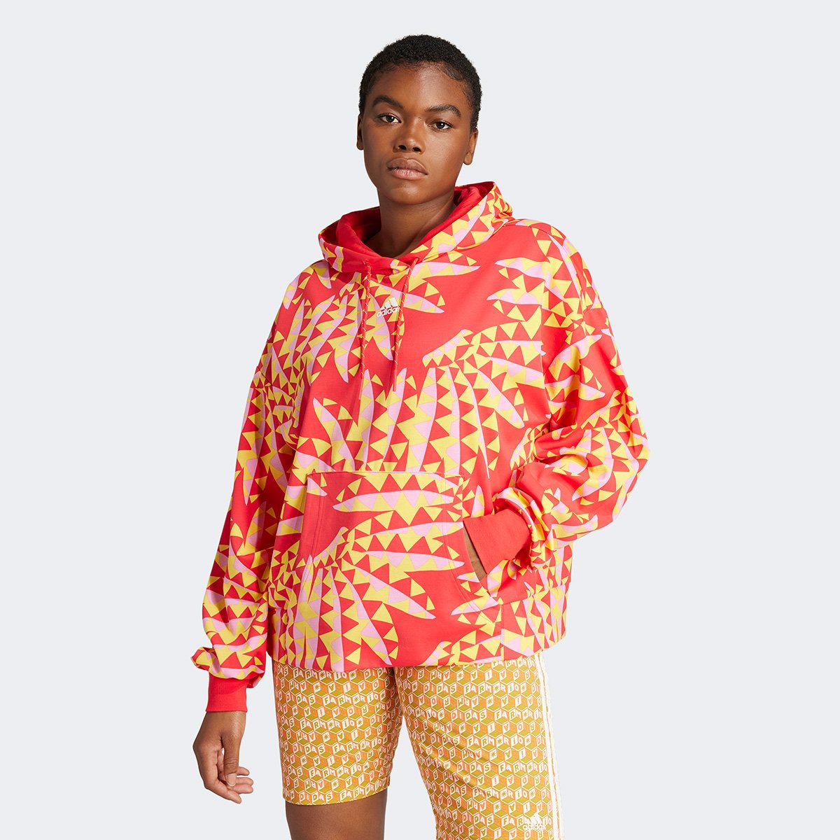 Moletom Plus Size Adidas Farm C/ Capuz Feminino Allianz Parque Shop