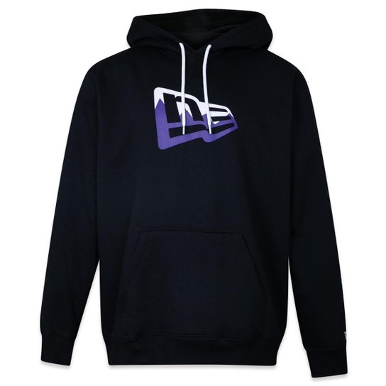 Moletom Plus Size Canguru Fechado Flag Frontal Masculino