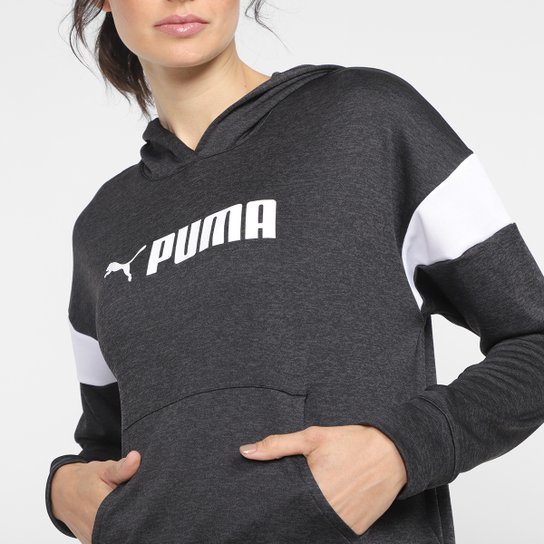 Moletom Puma Fit Tech Knit C/ Capuz Feminino