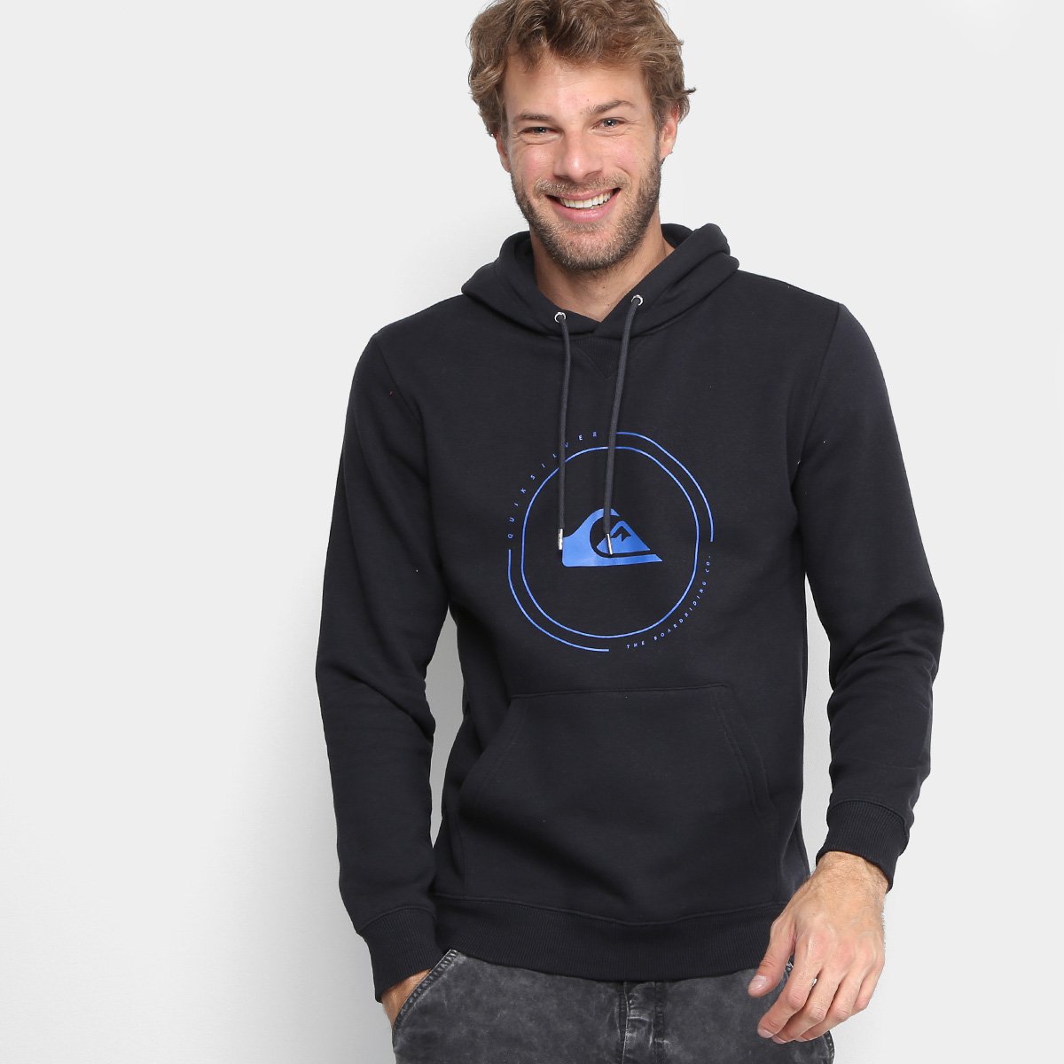 blusa de moletom quiksilver