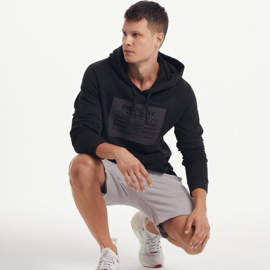 Moletom Replay C/ Capuz Masculino