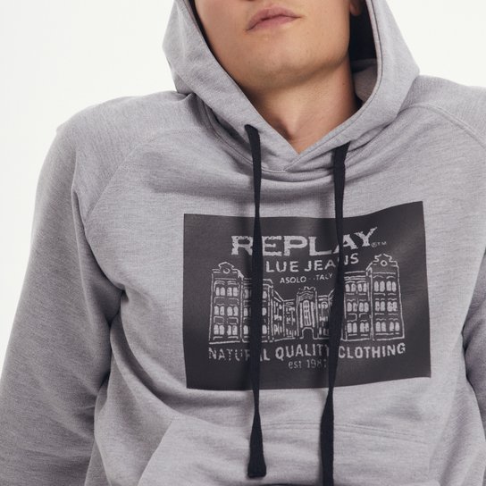 Moletom Replay C/ Capuz Masculino