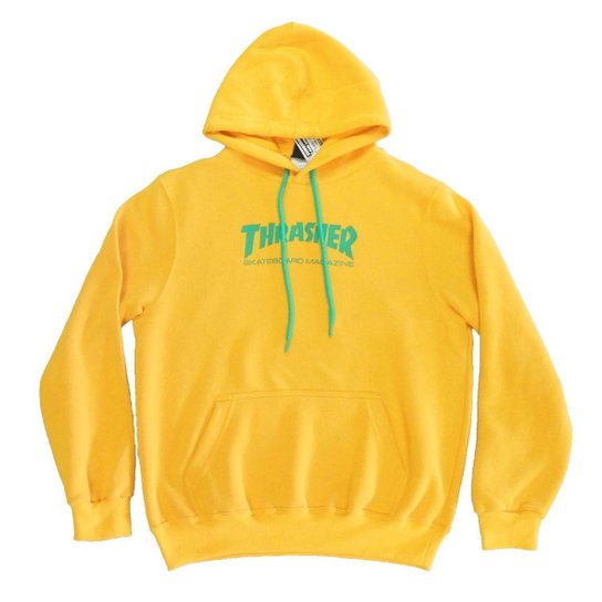 Moletom Thrasher Canguru Fechado Skate Mag Fem