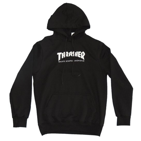 Moletom Thrasher Canguru Fechado Skate Mag Fem