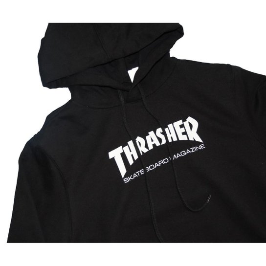 Moletom Thrasher Canguru Fechado Skate Mag Fem