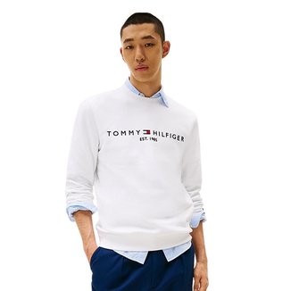 Moletom Tommy Hilfiger Embroidery Crew Neck Masculino