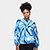 Moletom Volcom Tie Dye Feminino - Azul+Preto