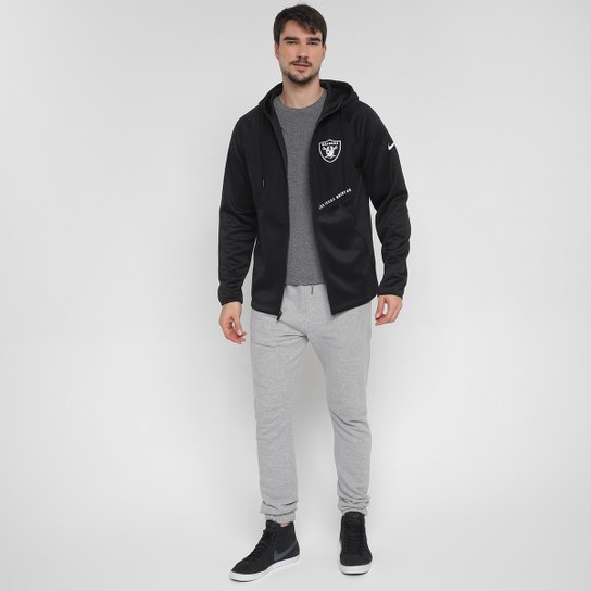 Moleton NFL Las Vegas Raiders Field FZ Nike Com Capuz Masculino