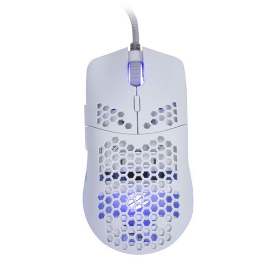 Mouse Gamer Leve Dyon-X MS322S Rgb 7 Botoes OEX Game Branco