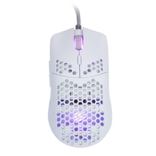 Mouse Gamer Leve Dyon-X MS322S Rgb 7 Botoes OEX Game Branco