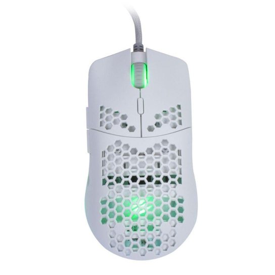 Mouse Gamer Leve Dyon-X MS322S Rgb 7 Botoes OEX Game Branco