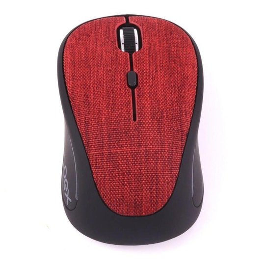 Mouse sem Fio OEX Tiny MS601 - Vermelho/Preto