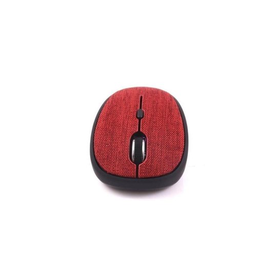 Mouse sem Fio OEX Tiny MS601 - Vermelho/Preto