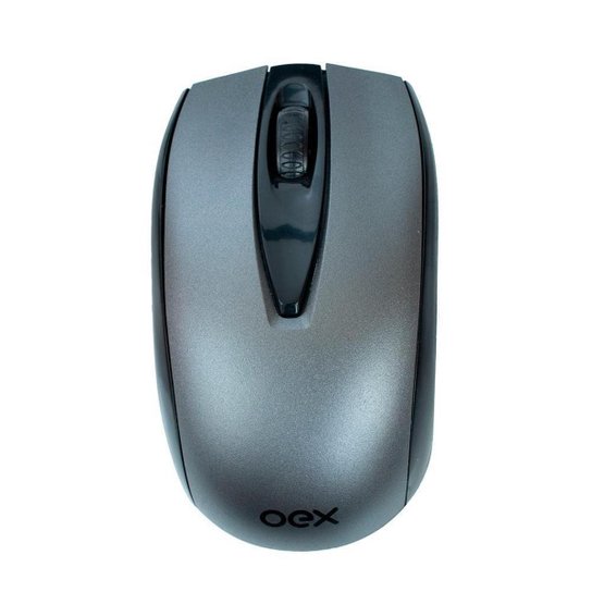 Mouse Wireless OEX Moby 1000DPI MS-407 - Chumbo/P