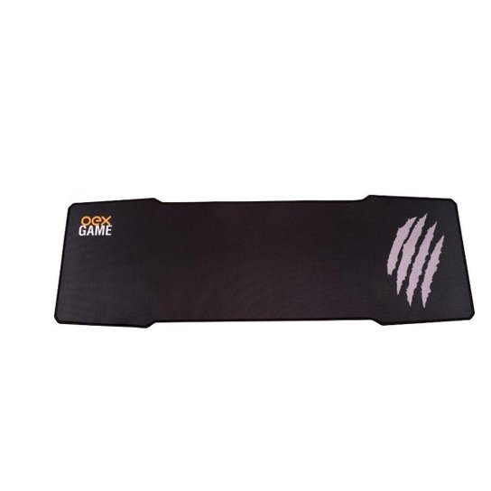 Mousepad Gamer Hawk Control 90cm X 30cm OEX Game Mp309 Preto