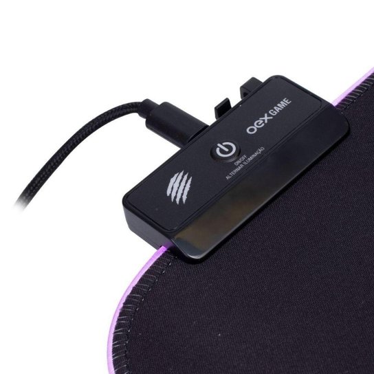 Mousepad Gamer Speed Big Glow 800mm X 400mm OEX Game Mp311