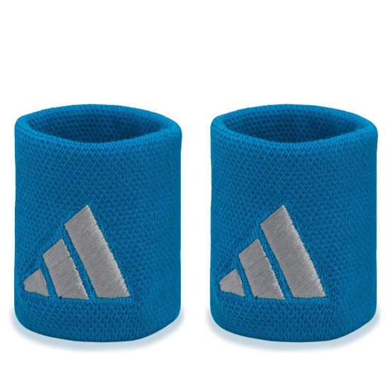 Munhequeira Adidas Curta com 02 Unidades Azul