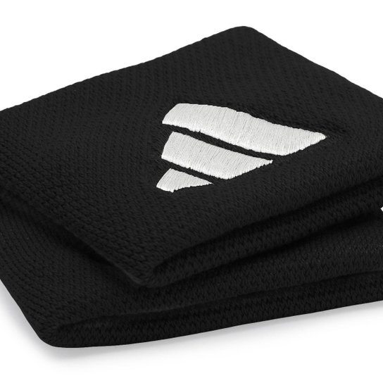 Munhequeira Adidas Curta com 02 Unidades Preta