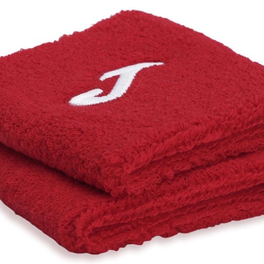 Munhequeira Joma Basic Curta 02 Unidades Vermelha