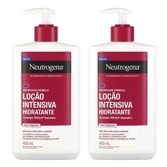 Neutrogena Norwegian Fórmula Intensivo Kit Com 2 Hidratantes Sem Fragrância Kit