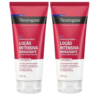 Neutrogena Norwegian Intensivo Kit Com 2 Hidratantes Sem Fragrância Kit