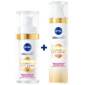 Nivea Cellullar Luminous 630 Kit - Sérum Clareador + Fluido Facial Kit