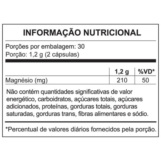 Nutraceutical Magnésio Dimalato - 60 Caps - Mix Nutri