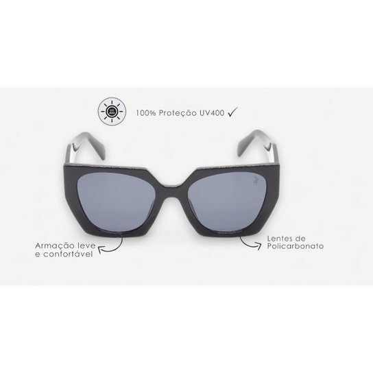 Óculos de Sol Casual Polo London Club, UV400 + Case