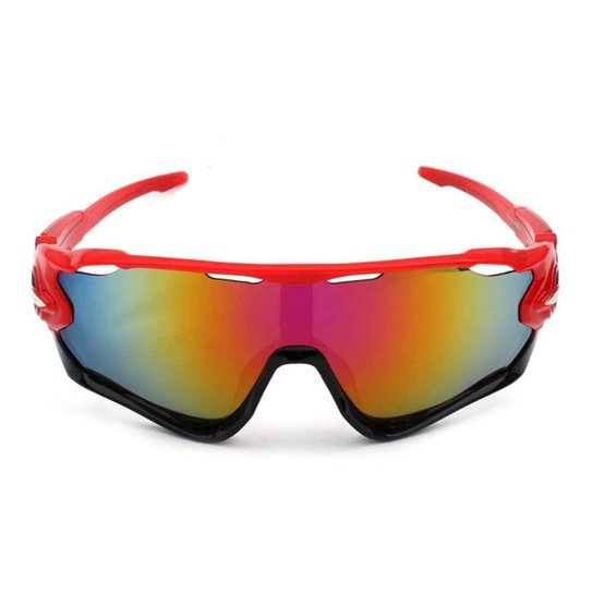 Óculos De Sol Ciclismo Bike Espelhado Esportivo Kit 2 Peças