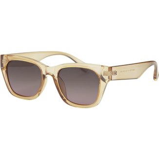Óculos De Sol Feminino Redondo Grande Polarizado Marrom Village Heaven 2777