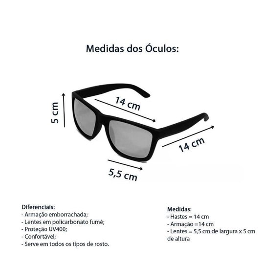 Óculos de Sol HD Blackout II Lentes Polarizadas Wayfare UV