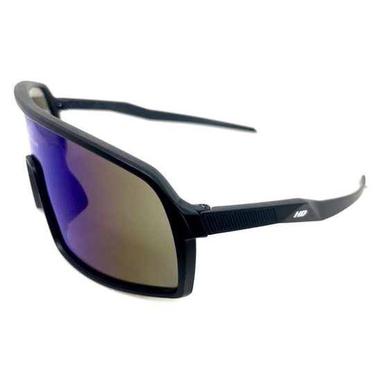 Óculos De Sol Hd Hawi Máscara Em Acetato Na Com As Lentes Espelhadas