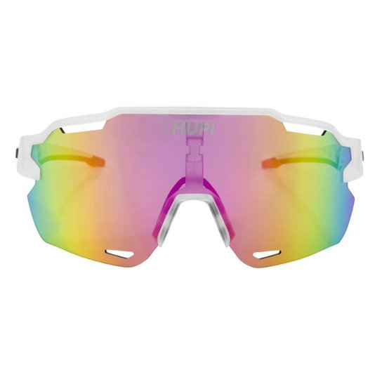 Óculos de Sol HUPI Quiriri Preto - Lente Prata Espelhado