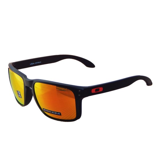 Óculos de Sol Oakley Holbrook XL OO9417 - Matte Black - Prizm Ruby - 04/59