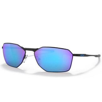 Óculos de Sol Oakley Savitar Satin Black W/ Prizm Sapphire Polarized