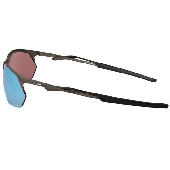 Óculos de Sol Oakley Wire Tap 2.0 Satin Lead W/ Prizm Deep Water Polarized