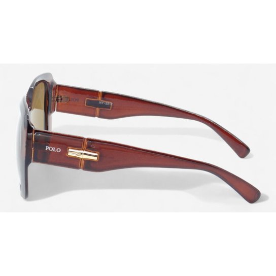 Óculos de Sol Polo London Club Design Quadrado UV400 + Case