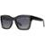 Óculos de Sol Quadrado Feminino UV400 Polarizado 2836 Village Heaven - Preto