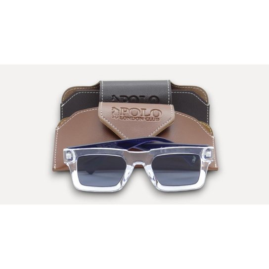 Óculos de Sol Unissex Polo London Club UV400 Kit c/ Case