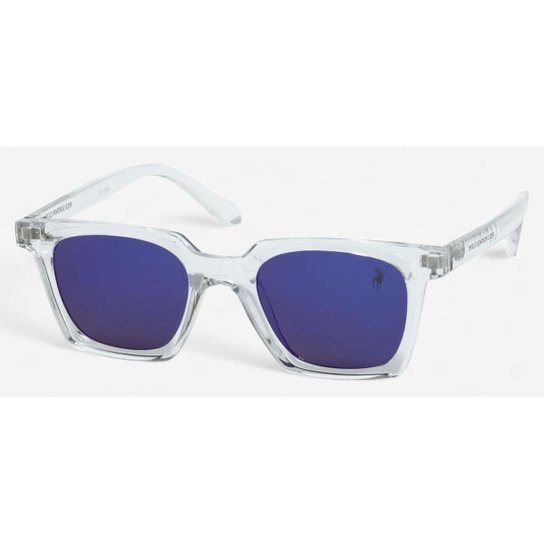 Óculos de Sol Unissex Quadrado Polo London Club UV400 + Case