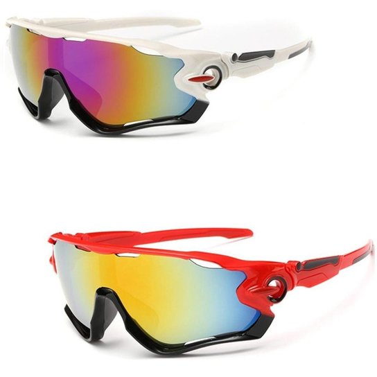 Óculos Esportivo Bike Ciclismo Espelhado Kit 2 Unidades