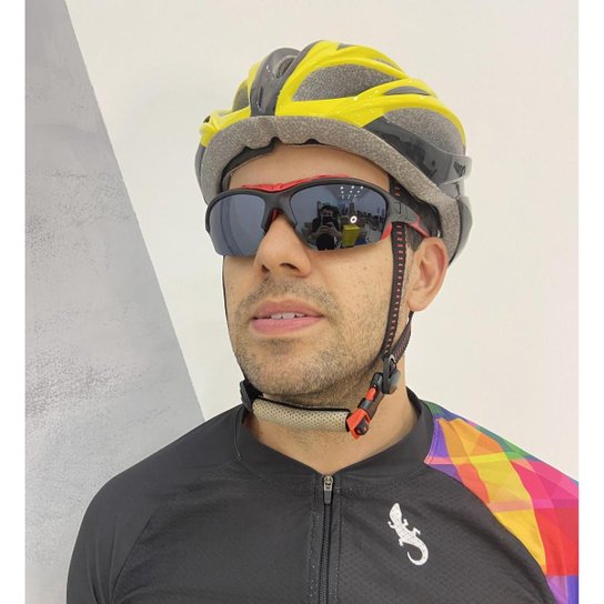 Óculos Esportivo Espelhado + Modelo Noturno Transparente