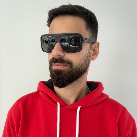 Óculos Solar Mormaii Snapper 437a1471 Fosco Lente Verde Polarizada