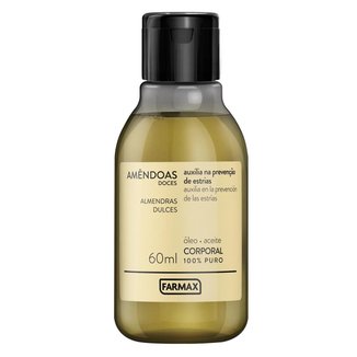 Óleo Corporal Puro Farmax - Amêndoas Doces 60ml
