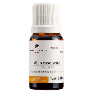 Óleo Essencial Diluído Spa Renata França Laranja e Limão Siciliano 10ml